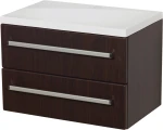Szafka łazienkowa wenge mat 60cm FOKUS z umywalką [PRODUKT NIEDOSTĘPNY]